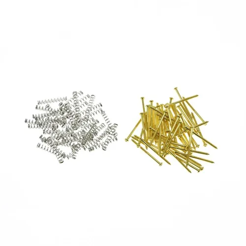 Miniatura 6 de KAISH Paquete de 20 tornillos y resortes de montaje de guitarra bajo para pastillas de barra de jabón Precision P o J Bass y P90 - Negro
