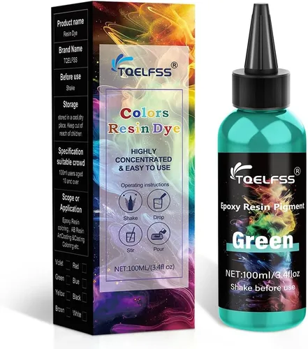 Miniatura 15 de Pigmentos de resina epoxi, pigmento de color de resina de 30 colores, tintes de resina epoxi líquida altamente concentrados para arte de resina