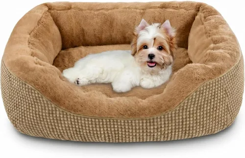 Miniatura 24 de Invenho - Camas para perros pequeños y medianos lavables, ortopédicas, calmantes, autocalentamiento, suaves, duraderas, con fondo antideslizante