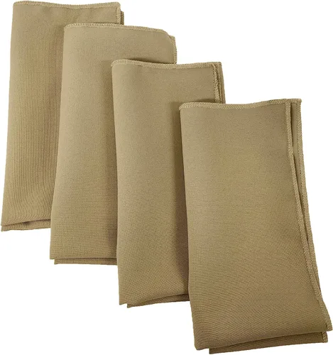 Miniatura 98 de LA Linen Paquete de 10 servilletas de popelina de poli, servilletas de tela suave, servilletas lavables y reutilizables, servilletas de mesa