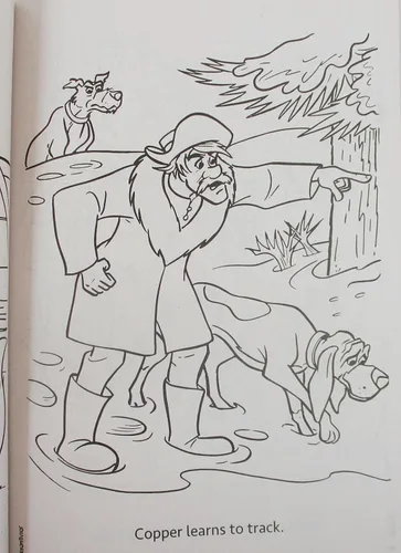 Miniatura 4 de Fox and The Hound - Libro para colorear y actividades - Copper and Tod Forever Friends - 64 páginas
