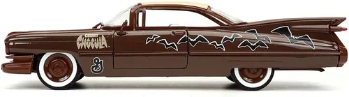 Miniatura 4 de Jada Toys Count Chocula 1:24 1959 Cadillac Coupe DeVille - Vehículo fundido a presión con figura de Count Chocula, juguetes para niños y adultos