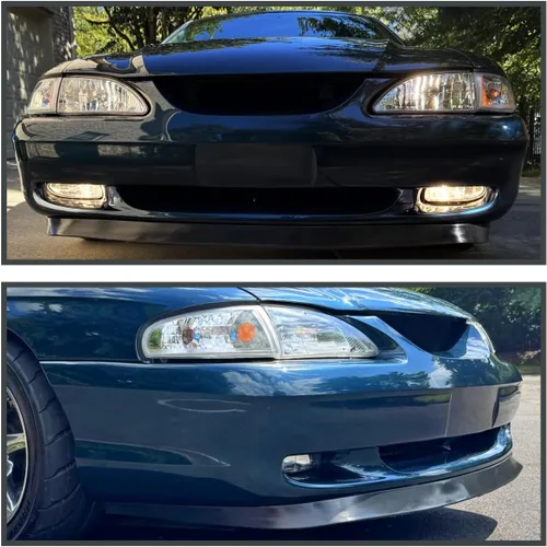 Miniatura 2 de SPEC-D TUNING - Luces antiniebla para defensa delantera transparentes + focos + interruptor compatibles con Ford Mustang 1994-1998, par de montaje