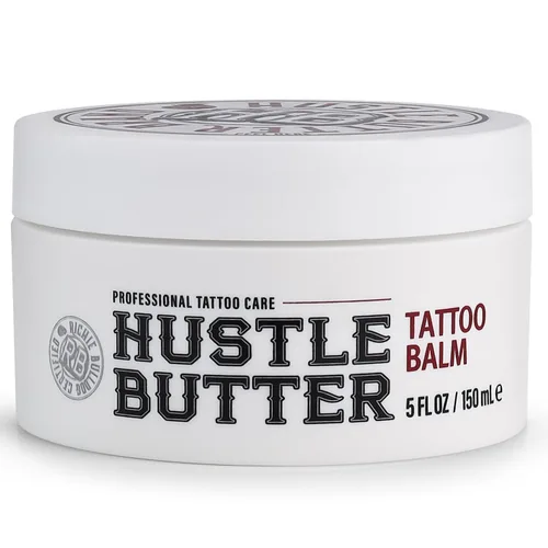 Miniatura 8 de Hustle Butter Tattoo Aftercare - Bálsamo para tatuajes de 5 onzas, cura + protege nuevos tatuajes y rejuvenece los tatuajes más antiguos, crema 100%