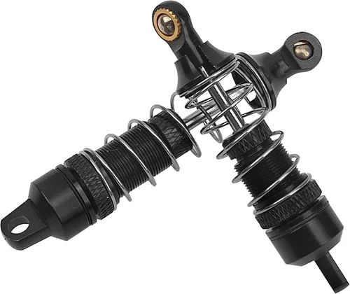 Miniatura 5 de Paquete de 4 amortiguadores Vgoohobby Suspensión delantera y trasera compatible con 1/18 losi Mini T 2.0 Mini-B 2WD RC Stadium piezas de Negro