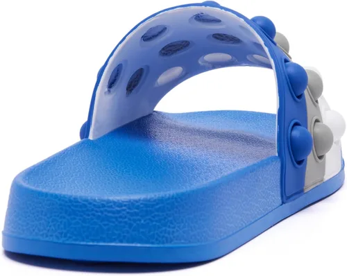 Miniatura 6 de Engtoy Sandalias para niños y niñas, unisex, ligeras, antideslizantes, puntera abierta, cómodas, para ducha, playa, divertidas sandalias