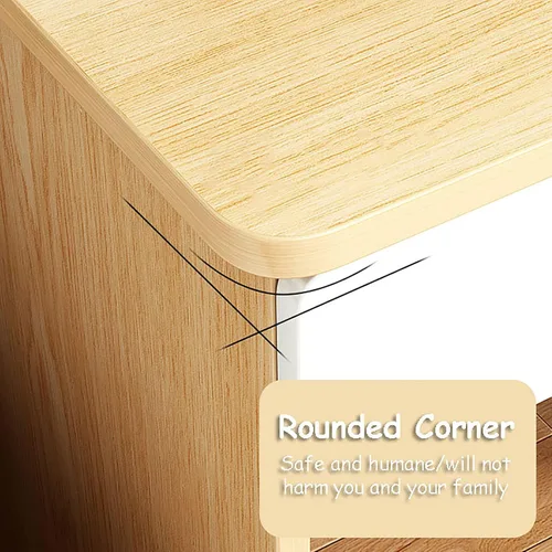 Miniatura 3 de QQXX Adorable juego de escritorio y silla de estudio, mesa de estudio escolar de madera con cajones y silla, escritorio de estudio para estudiantes