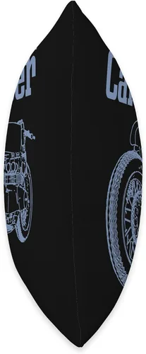 Miniatura 2 de Cafe Racer Biker Men Women Adult Teens Boys Girls Kids Youth Throw Pillow