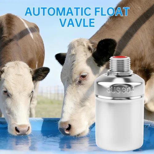 Miniatura 9 de 2 Pack Water Float Valve,1/2" to 3/4'' 1'' 304 Stainless Steel Fully Automatic Water Level Controller Float Valve