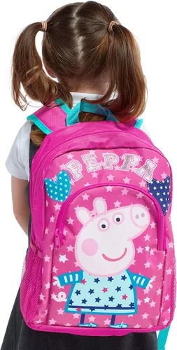 Miniatura 2 de Peppa Pig Mochila Mochilas para niñas Mochila escolar para niños Rosa/Rebel Fun.