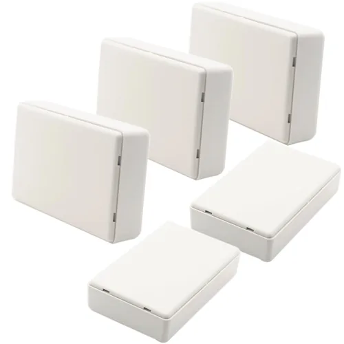 Miniatura 36 de Zulkit 12 cajas de proyecto de plástico ABS para proyectos eléctricos, caja de conexiones pequeña, color blanco, 2.17 x 1.28 x 0.79 pulgadas