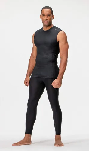 Miniatura 2 de DEVOPS Paquete de 3 camisas de compresión atléticas sin mangas para hombre (paquete de 3)