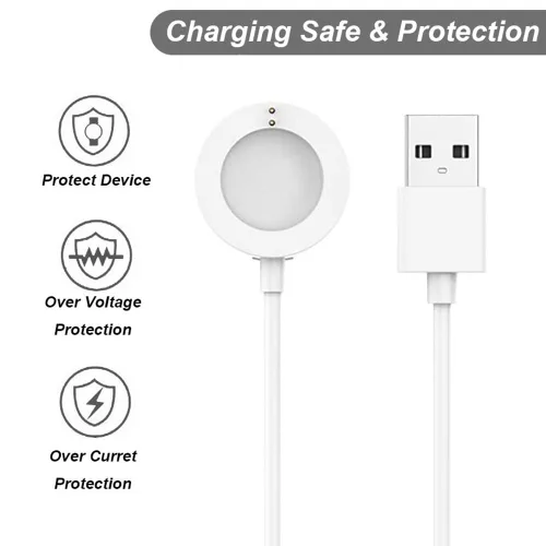 Miniatura 5 de Cargador para Fossil Gen 6/5/4/Sport, para Michael Kors Gen 6/5E/5/4 Smart Watch, cable de carga magnético (1, blanco)