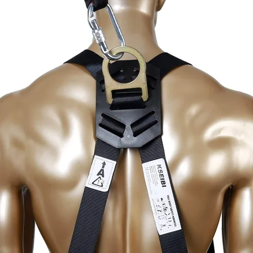 Miniatura 7 de KSEIBI 421026 Kit de arnés de seguridad con protección contra caídas W 3 anillos en D para cordón DELUXE Protección de seguridad Arresto y bolsa