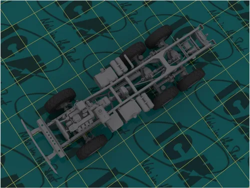 Miniatura 14 de ICM Models 1/35 Kit de modelo de camión del ejército soviético de seis ruedas
