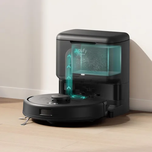 Miniatura 3 de eufy Like-New L50 SES Robot Aspirador con Estación Autovaciante de 60 Días, Limpieza Multi-Piso, Navegación Láser iPath Precisa, Mapeo Al