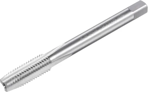 Miniatura 11 de uxcell Rosca de fresado roscado M7 x 0.75, máquina métrica izquierda HSS (acero de alta velocidad) sin recubrimiento 3 flautas rectas Tornillo H2