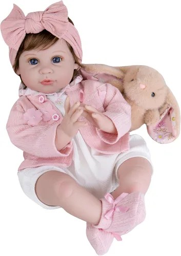 Miniatura 13 de Milidool Muñecas de bebé Reborn realistas de 22 pulgadas, muñecas de bebé recién nacidas de aspecto real con accesorios completos, perfectas