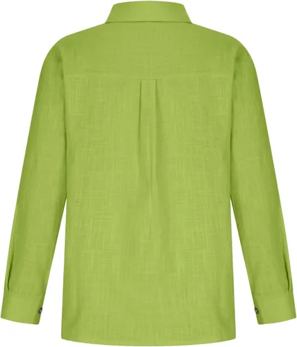 Miniatura 151 de SMIDOW Camisa de algodón y lino con botones para mujer