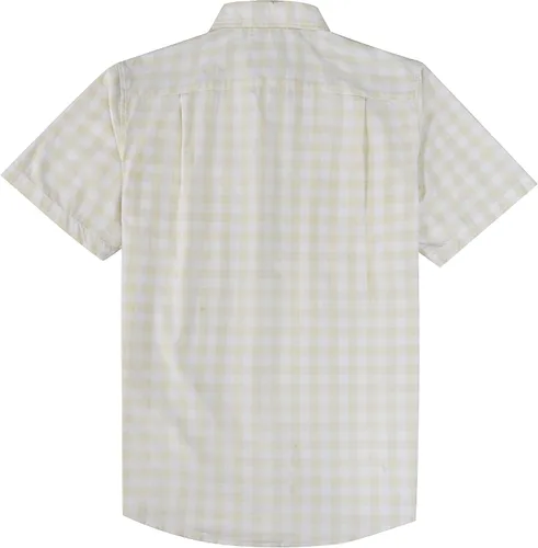Miniatura 2 de Dubinik® Camisas de manga corta con botones para hombre, 100% algodón, a cuadros, camisas casuales con bolsillo