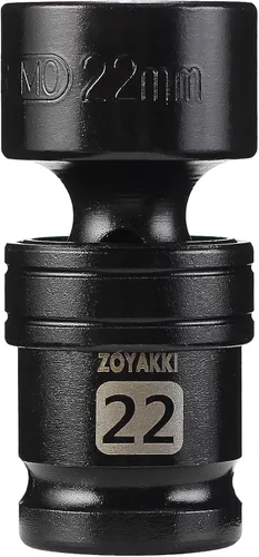 Miniatura 61 de Juego de llaves de impacto de 6 puntas de 1/2 pulgada - 1-1/2" (SAE), CR-MO, llave de eje de 1/2 pulgada de 6 puntas para fácil remoción de tuercas
