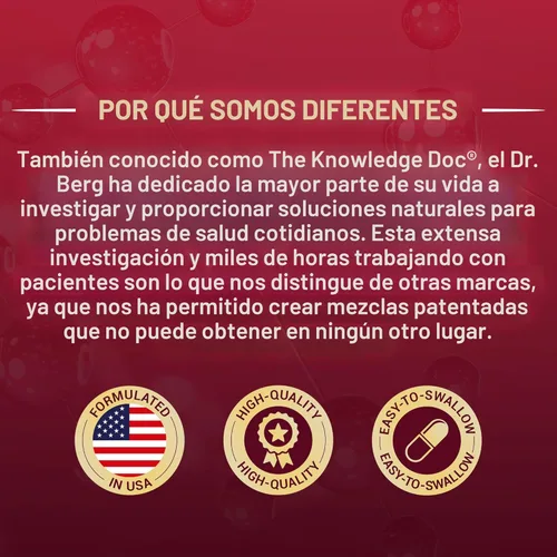 Miniatura 9 de Dr. Berg Zinc 30mg mejorado con magnesio, vitamina D3, selenio y cobre – Suplementos de zinc para hombres y mujeres – Zinc quelado para apoyo