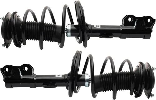 Miniatura 55 de TRQ Conjunto de Amortiguador y Resorte Delantero Cargado con Resorte Helicoidal Pre-ensamblado Compatible con Jeep Cherokee Limited AWD 14-22 Sin