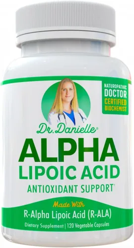 Ácido lipoico alfa Dr. Danielle (R-ALA), de muy buena calidad, 120 cápsulas