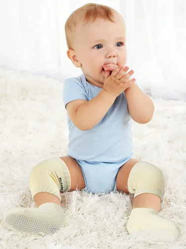 Miniatura 6 de Juego de 10 pares de rodilleras antideslizantes para bebés y calcetines antideslizantes para bebés, unisex para niños pequeños, calcetines