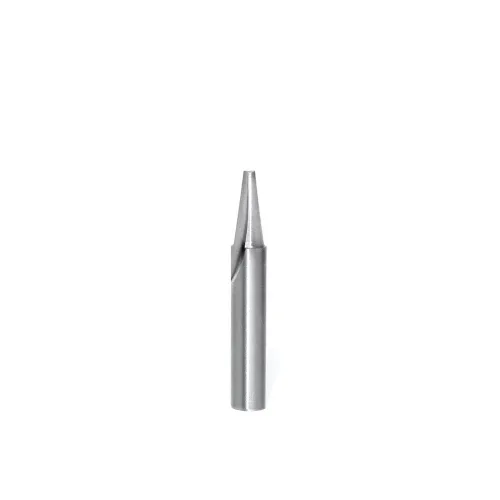 Miniatura 4 de Amana Tool 59400 Grabado de ranura en V de carburo sólido 60 grados x 1/4 D x 0.560 CH x 1/4 SHK x 1-1/2 pulgadas de largo broca de enrutador