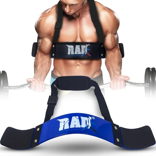 Miniatura 12 de RAD Arm Blaster para bíceps y tríceps – Construye brazos potentes con el aislador de soporte de rizo de bíceps – Máquina de flexión de bíceps Verde
