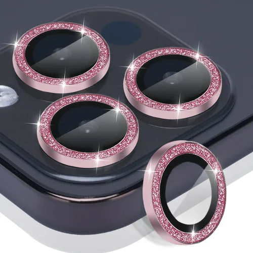 Miniatura 19 de Protector de lente de cámara para iPhone 15 Pro Max, protector de lente de vidrio templado con anillo de aleación de aluminio, compatible con iPhone