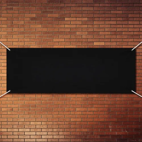 Pancartas grandes en blanco y letreros negros de 2 x 6 pies, pancarta de sublimación para decoración de bricolaje con cuerda para colgar en la pared