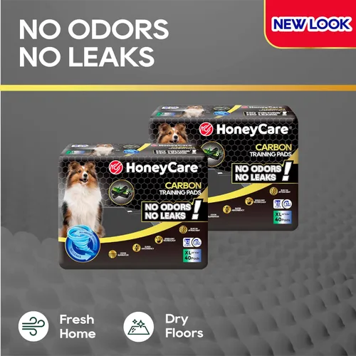 Miniatura 3 de HONEY CARE All-Absorb - Almohadillas de entrenamiento para cachorros, almohadillas para orina para perros, absorben eliminando el olor a orina