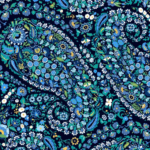 Miniatura 4 de Vera Bradley - Cartera de algodón para mujer, con cierre giratorio (Turnlock) y protección contra interferencia de radiofrecuencia (RFID)