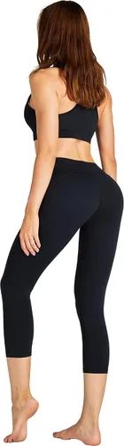 Miniatura 7 de COOLOMG Leggings de yoga para mujer, mallas para correr, leggings de tiro bajo, para entrenamiento, gimnasio, con bolsillos ocultos