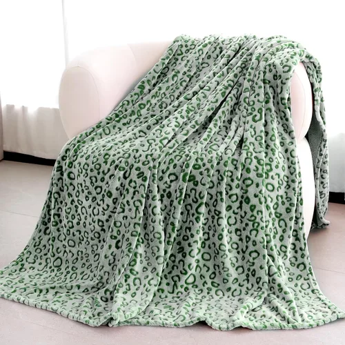 Miniatura 22 de Manta con Estampado de Leopardo Morado Manta Morada Ligera Cálida Mantas Suaves Decorativas para Cama Sofá Dormitorio Leopardo púrpura