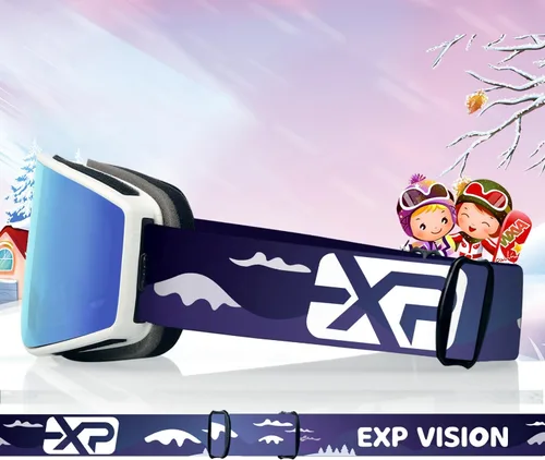 Miniatura 5 de EXP VISION Gafas de Esquí/Snowboard Parent-child Gafas de Nieve Sobre Gafas para Hombres, Mujeres, Adolescentes y Niños Gafas de esquí