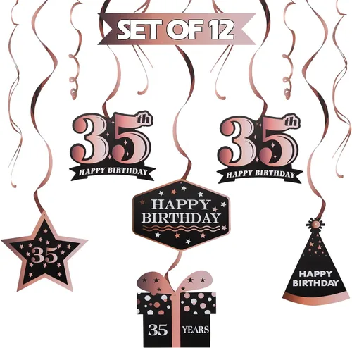 Miniatura 28 de LINGTEER - Serpentinas para fiesta de cumpleaños, 10º