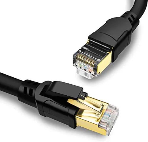 Miniatura 10 de Yauhody Cable Ethernet CAT 8 de 50 pies, de alta velocidad de 40 Gbps 2000 MHz SFTP de red de Internet LAN con conector RJ45 chapado en oro
