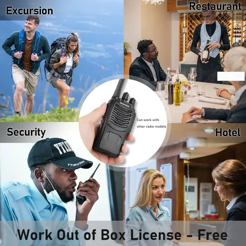 Miniatura 9 de BAOFENG Radio BF-88A Walkie Talkies Long Range for Adults with 20PCS Batteries, Earpieces with Mic, Flashlight, VOX, Portable FRS Two Way Radios for