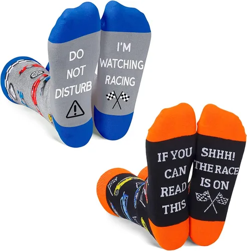 Miniatura 2 de Zmart Divertidos calcetines de golf para hombre, diseño de abogado de pesca, regalos de Navidad novedosos para jugadores de golfistas en paquete de 2