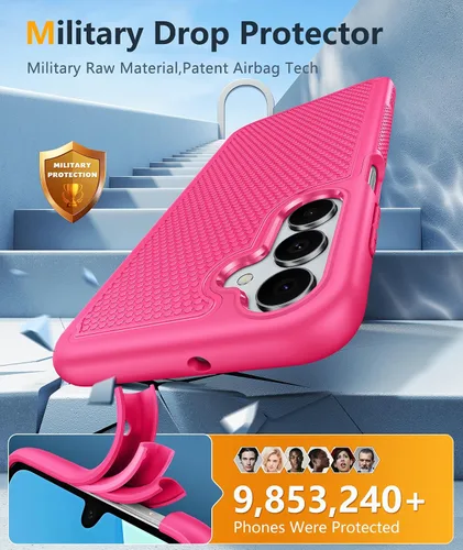 Miniatura 63 de FNTCASE Funda para iPhone 17 Pro: Fundas delgadas translúcidas de color azul claro compatibles con MagSafe, protección completa de la cámara