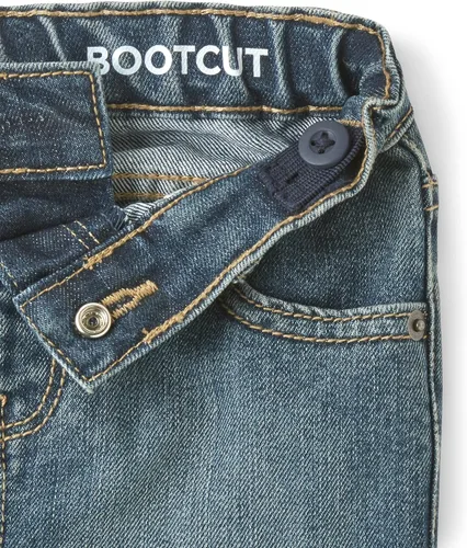 Miniatura 2 de The Children's Place Pantalones de mezclilla básicos con corte de bota para bebés y niños pequeños