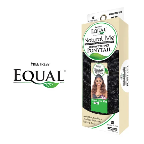 Miniatura 2 de FreeTress Equal Wig Cola de caballo Natural Me Natural Onda suelta (2)