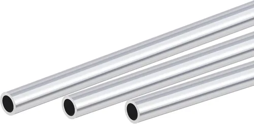 Miniatura 22 de uxcell 6063 Tubo redondo de aluminio 0.315 in OD 0.197 in Diámetro interior 11.811 in Longitud Tubería 3 PC