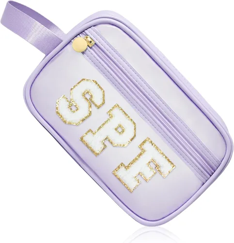 Miniatura 12 de COSHAYSOO Bolsas transparentes para aperitivos, bolsa de viaje para mujeres y niñas, lindas vacaciones de verano, playa, piscina, día del lago