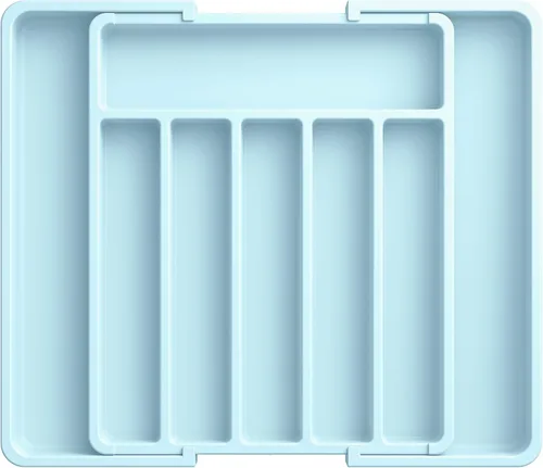 Miniatura 13 de Aujen Organizador de cubiertos – Organizador de cajones de cocina expandible, organizador de utensilios ajustable, bandeja de cubiertos