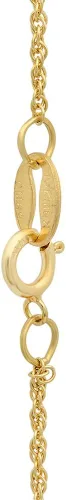 Miniatura 2 de Dazzlingrock Collection Collar de cadena de cuerda suelta de 10 quilates (18 pulgadas), oro amarillo, Yellow Gold