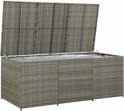 Miniatura 6 de vidaXL Cofre de almacenamiento para patio, caja de terraza con tapa, armario de patio, baúl de almacenamiento para cojines de exterior, almohadas